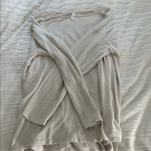 BE COOL Cream Knit Top